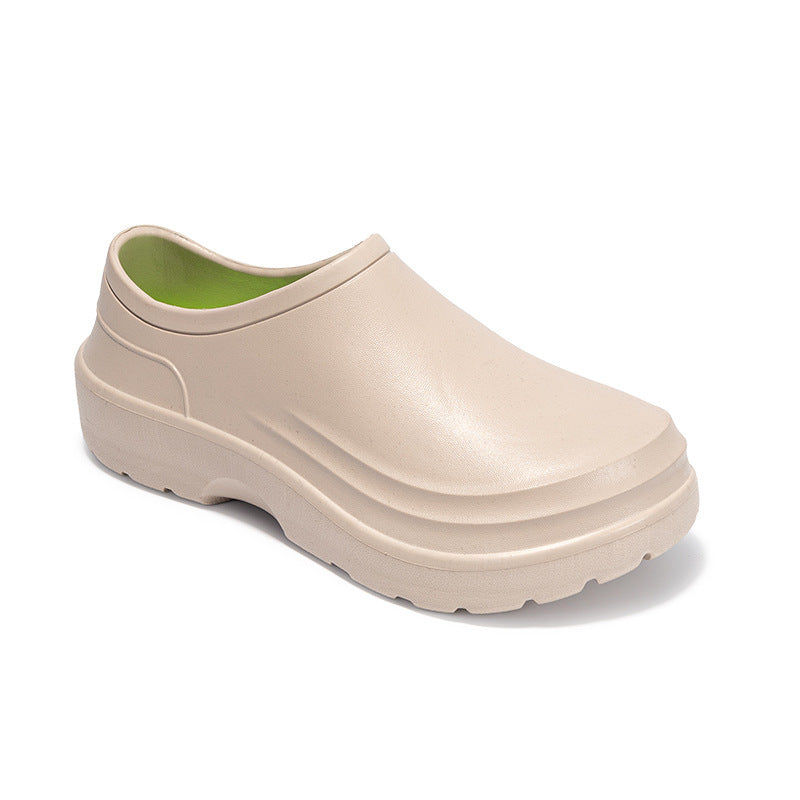 Platform Operating Room Slippers Men's All-inclusive Hole Shoes Men