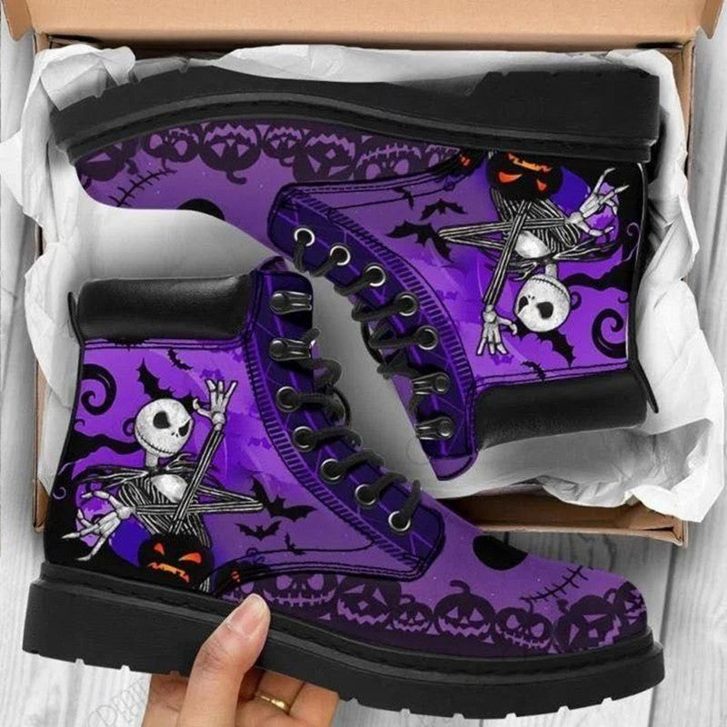 High-Top Skull Martin Boots