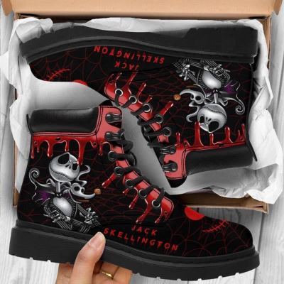 High-Top Skull Martin Boots