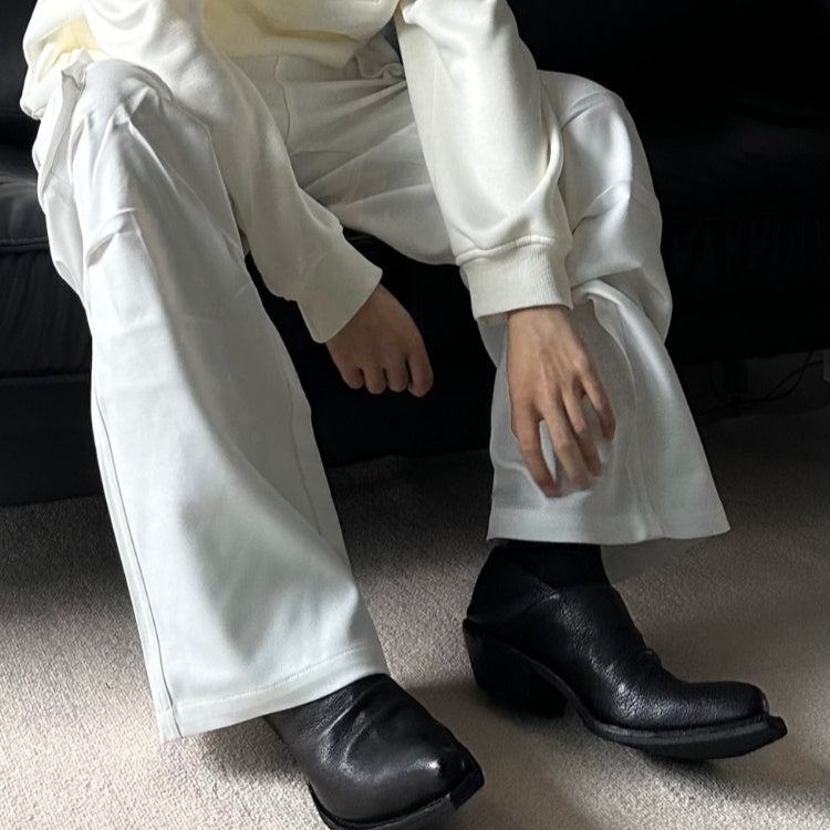 Black Retro Unisex Small Leather Shoes With Height Increase