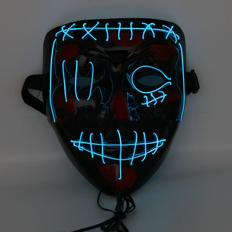Halloween scary face hood decorative