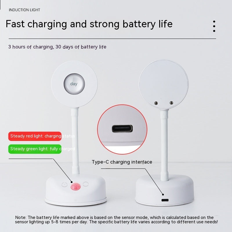 Smart Rechargeable Induction Lamp Wiring Free Punch-free Wall Lamp