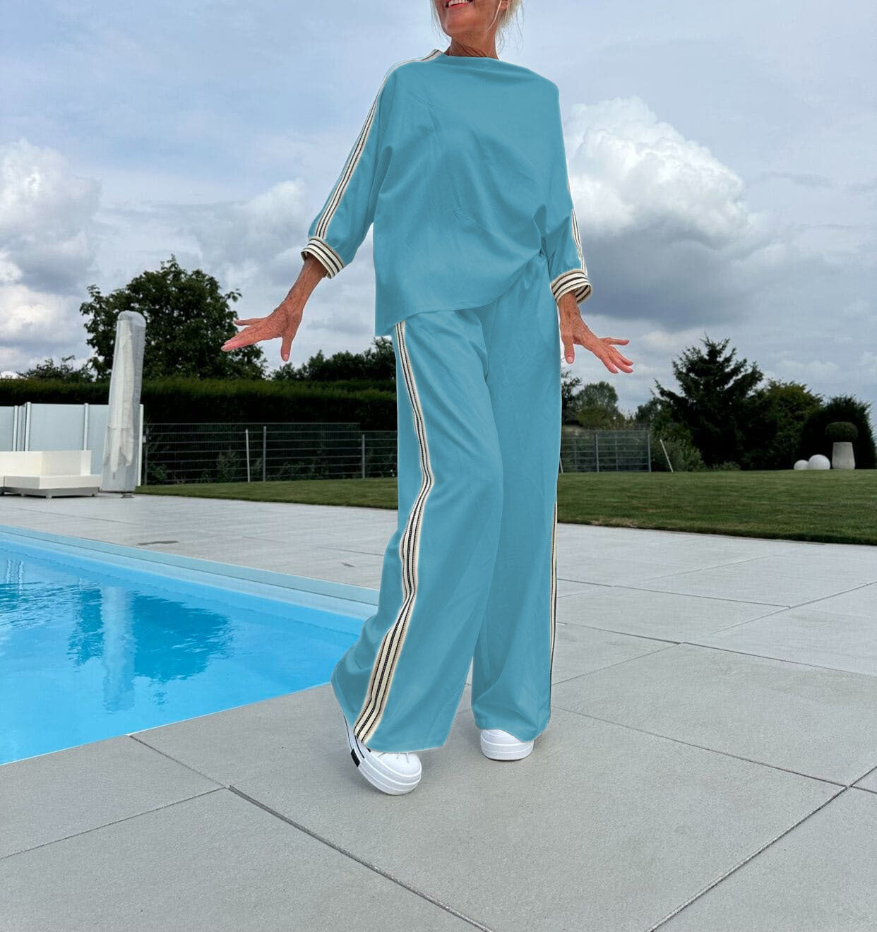 Casual Top Loose Trousers Sports Suit