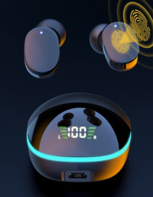 G9S Bluetooth Headset Cool Breathing Light Touch Digital Headphones