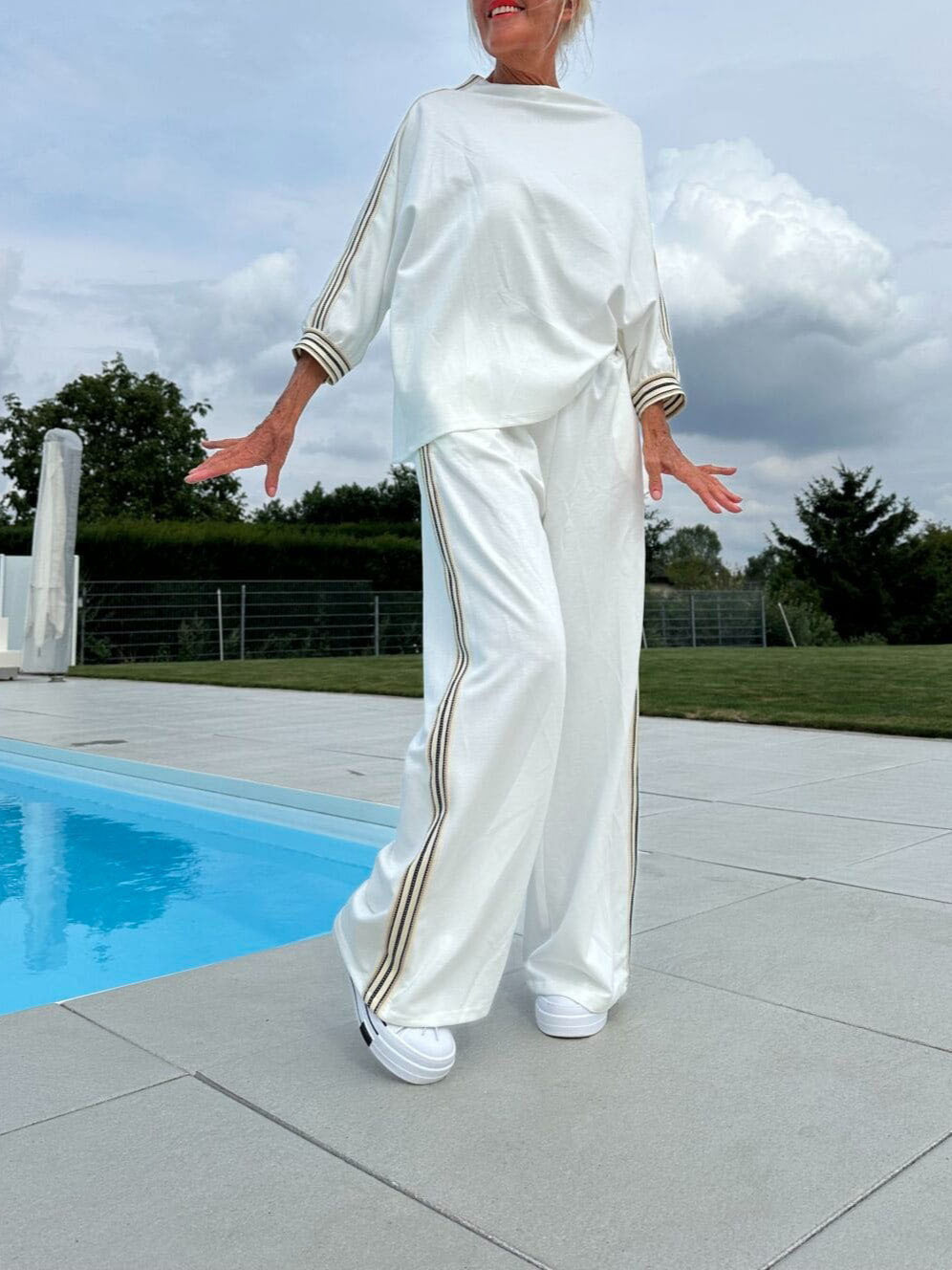 Casual Top Loose Trousers Sports Suit