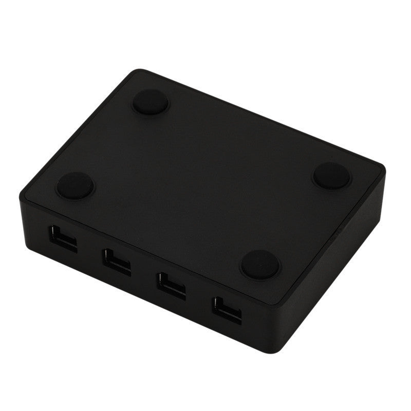 USB Switcher Printer Share Device Four-input-one-output Multi-port Converter