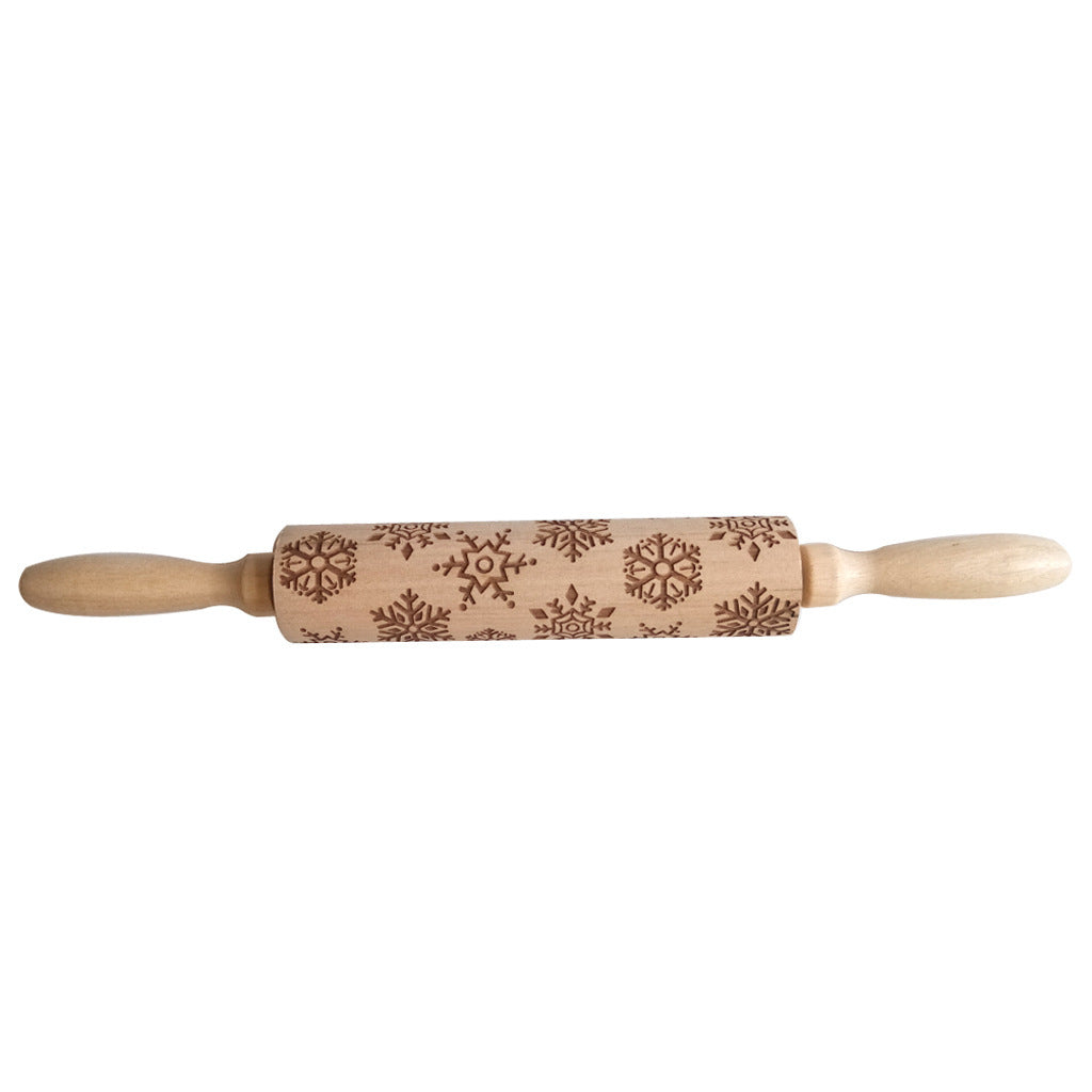 Birthday Christmas embossed rolling pin