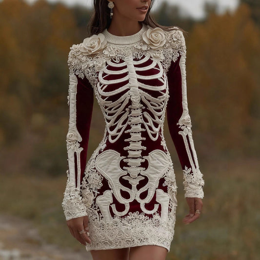 Women's Fashion 3D Digital Printing Hip Skirt