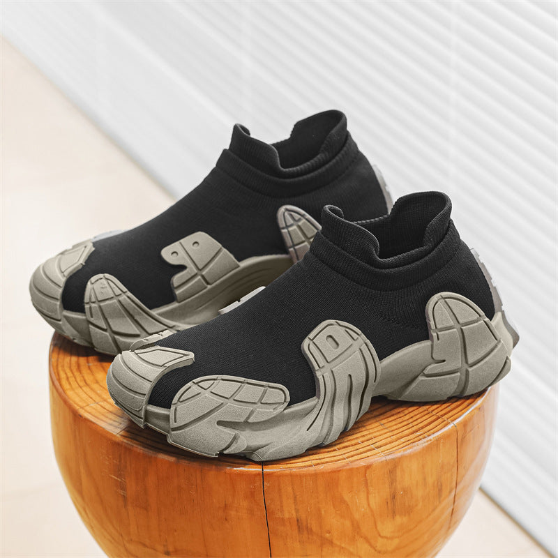 Men's Sock Shoes Flying Woven Breathable Mesh Surface