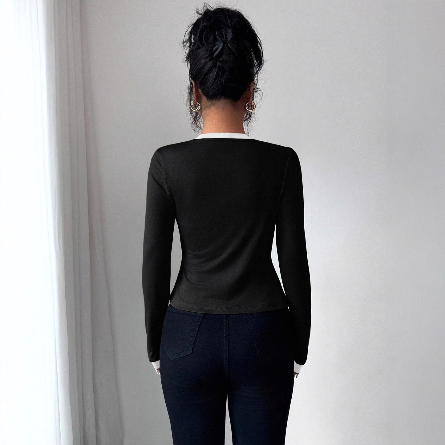 Cardigan Jacket And Vest Two-piece Set Tops