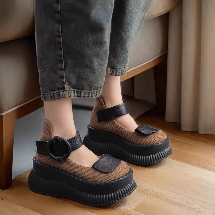 Spring High Heel Low-cut Pumps Raise The Bottom