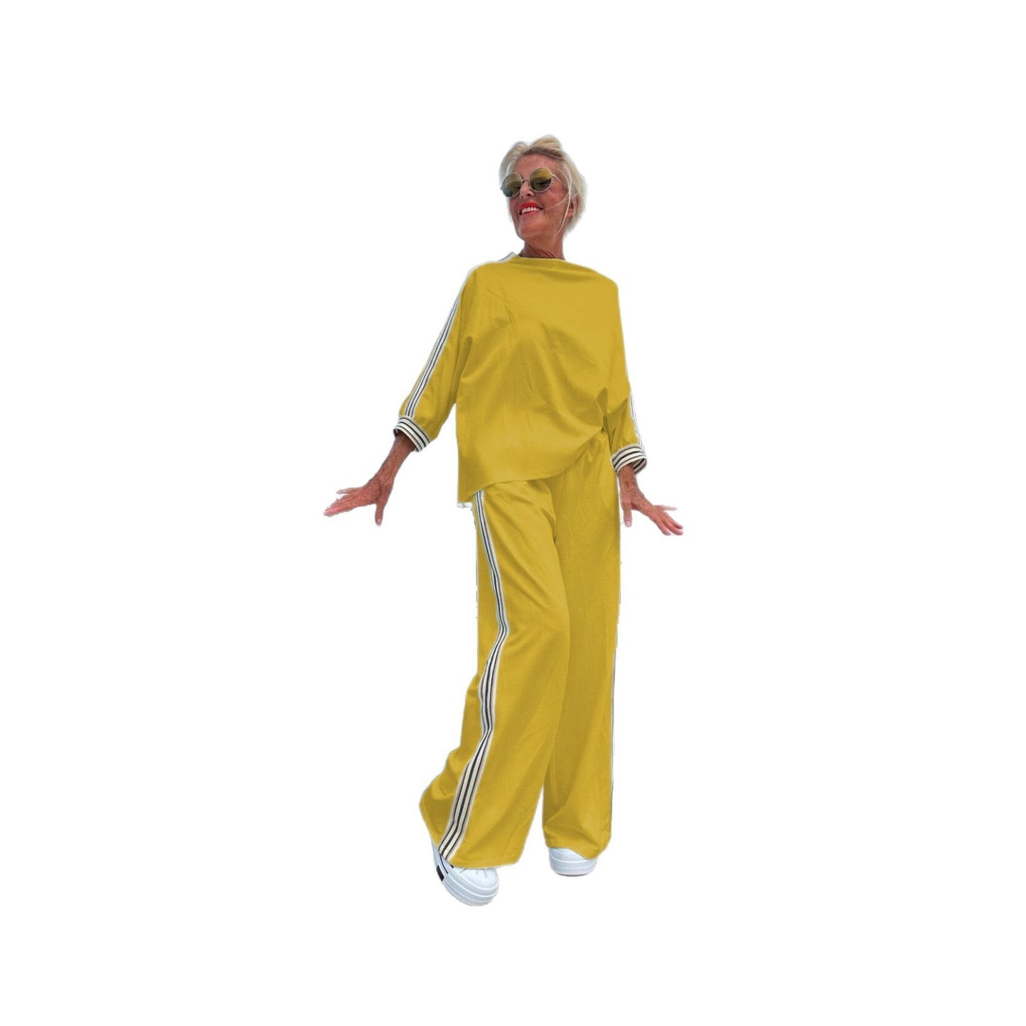 Casual Top Loose Trousers Sports Suit