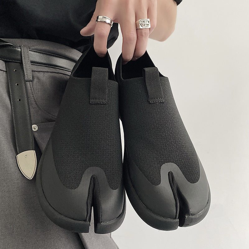 Lightweight Soft Bottom Loafers Split Toe Half Slippers
