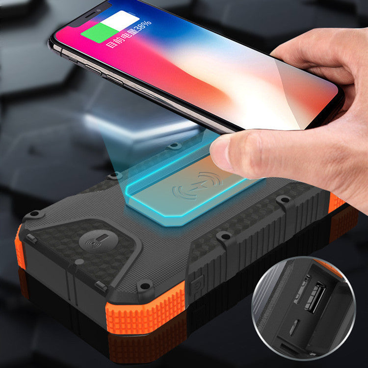Fast charging compass power bank solar