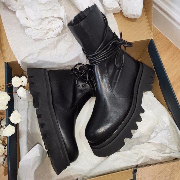 Retro side zip ankle boots