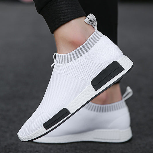 Flying Knit Sports Casual Shoes Korean Student Mesh Men's Shoes