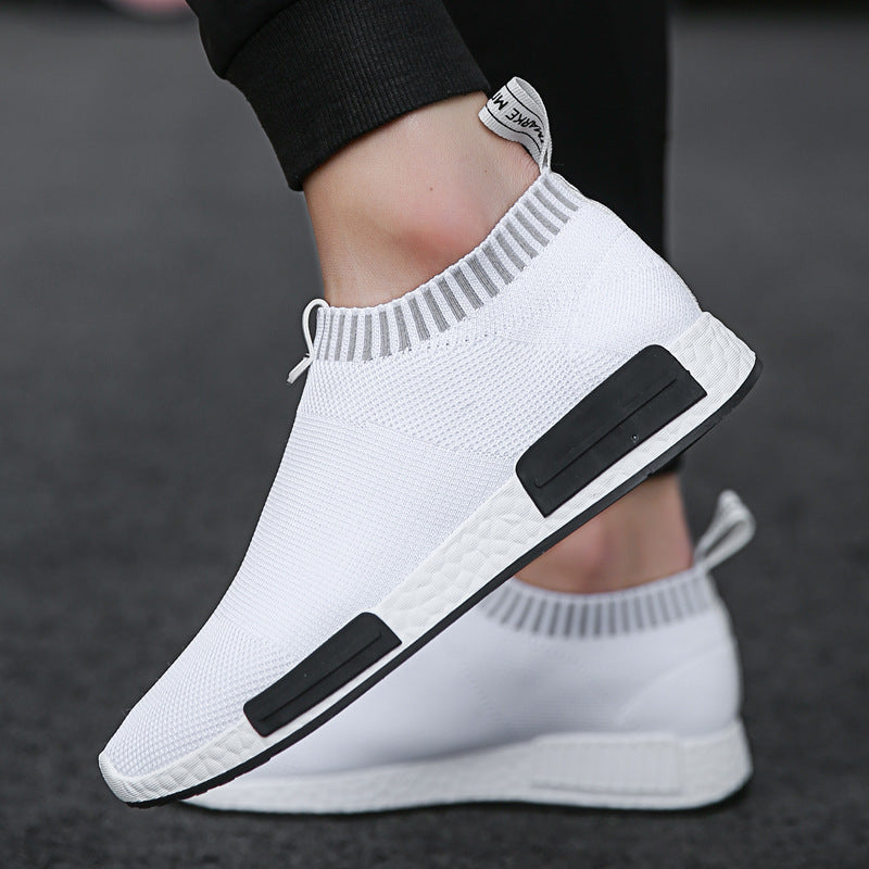 Flying Knit Sports Casual Shoes Korean Student Mesh Men's Shoes