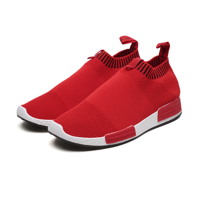 Flying Knit Sports Casual Shoes Korean Student Mesh Men's Shoes
