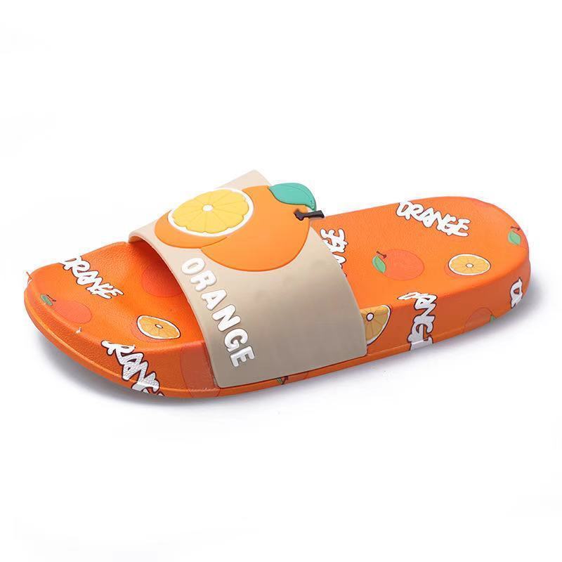 REAVE CAT New Women Slippers Open Toe 2cm Heels Fruit Stylish Cartoon Cute Soft Comfy Non-Slip Size 35-39 Summer A3768