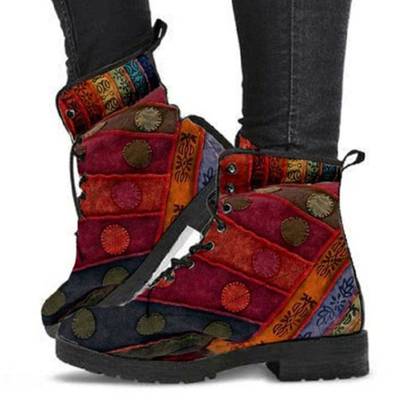 High-Top Skull Martin Boots