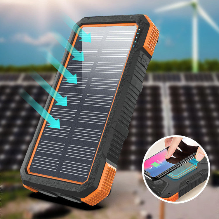 Fast charging compass power bank solar