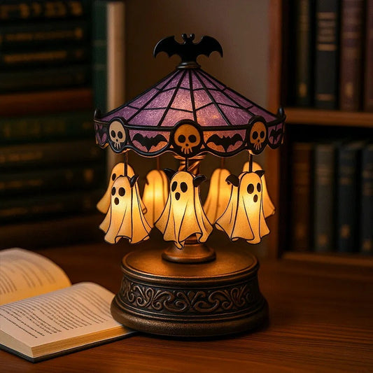 Ghost Carousel Night Light Home