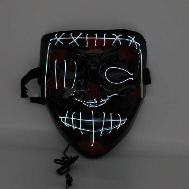 Halloween scary face hood decorative