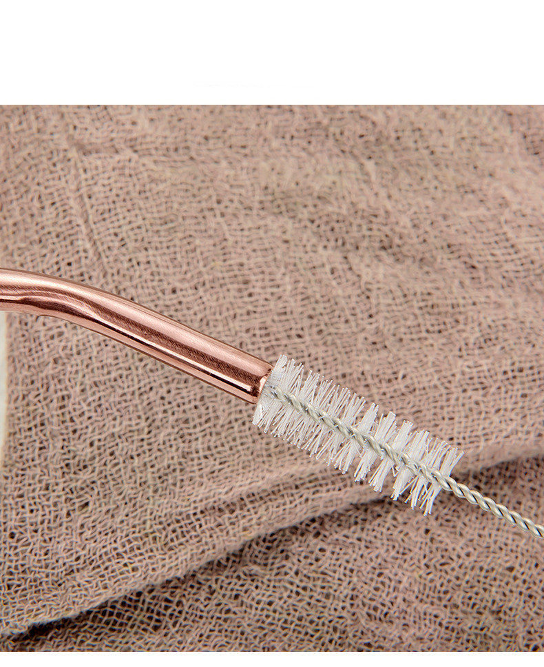 Stirring Spoon With Stainless Steel Filter Straw Mate Drink