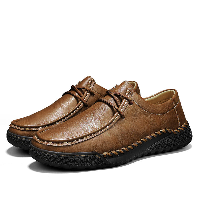 Men's Genuine Leather Casual Versatile Leather Shoes