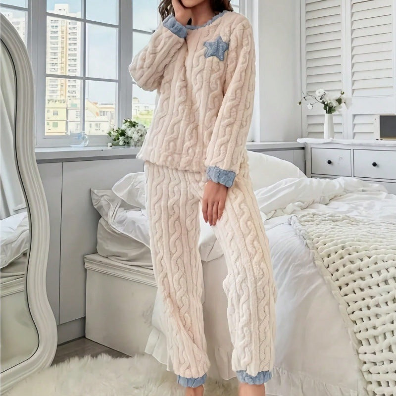 Embroidery Jacquard Five-pointed Star Embroidery Cute Case