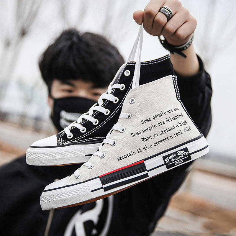 All-match Couple Canvas Shoes Men's Port Style Leisure