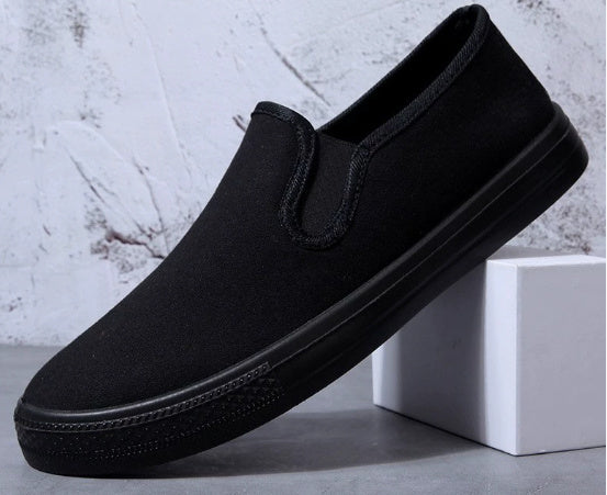 Small white leather shoes