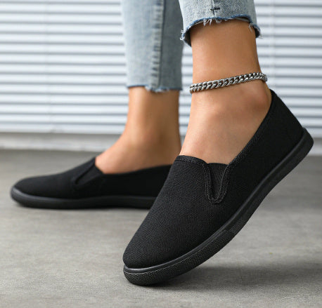 Small white leather shoes