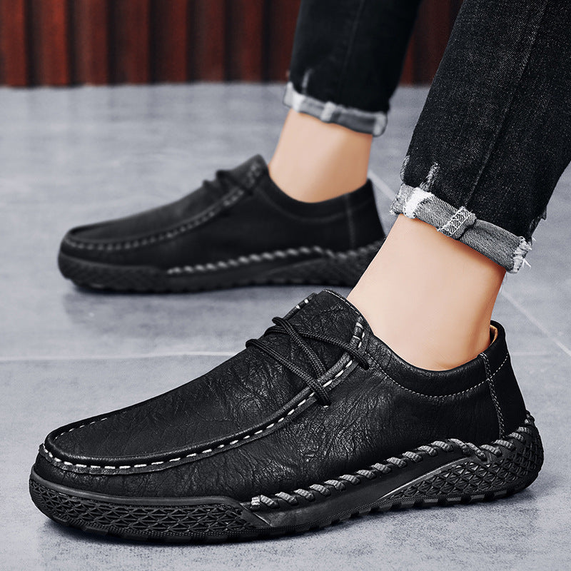 Men's Genuine Leather Casual Versatile Leather Shoes