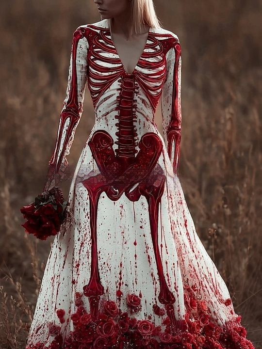 Fashion Casual Halloween New Women's Dress