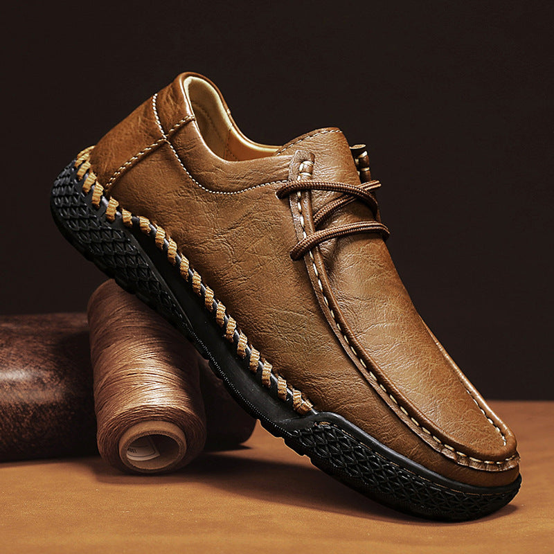 Men's Genuine Leather Casual Versatile Leather Shoes