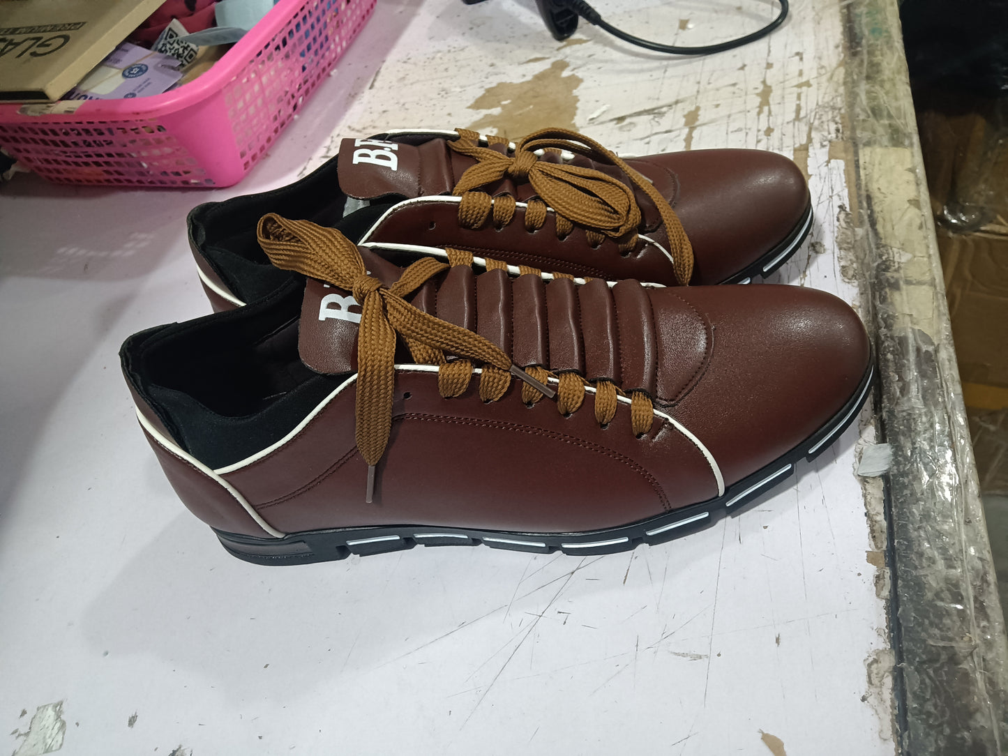 Four seasons sports and leisure men's shoes with men's breathable fashion trend low shoes single shoes