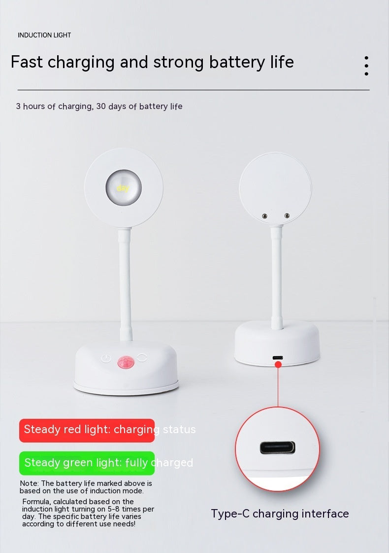 Smart Rechargeable Induction Lamp Wiring Free Punch-free Wall Lamp