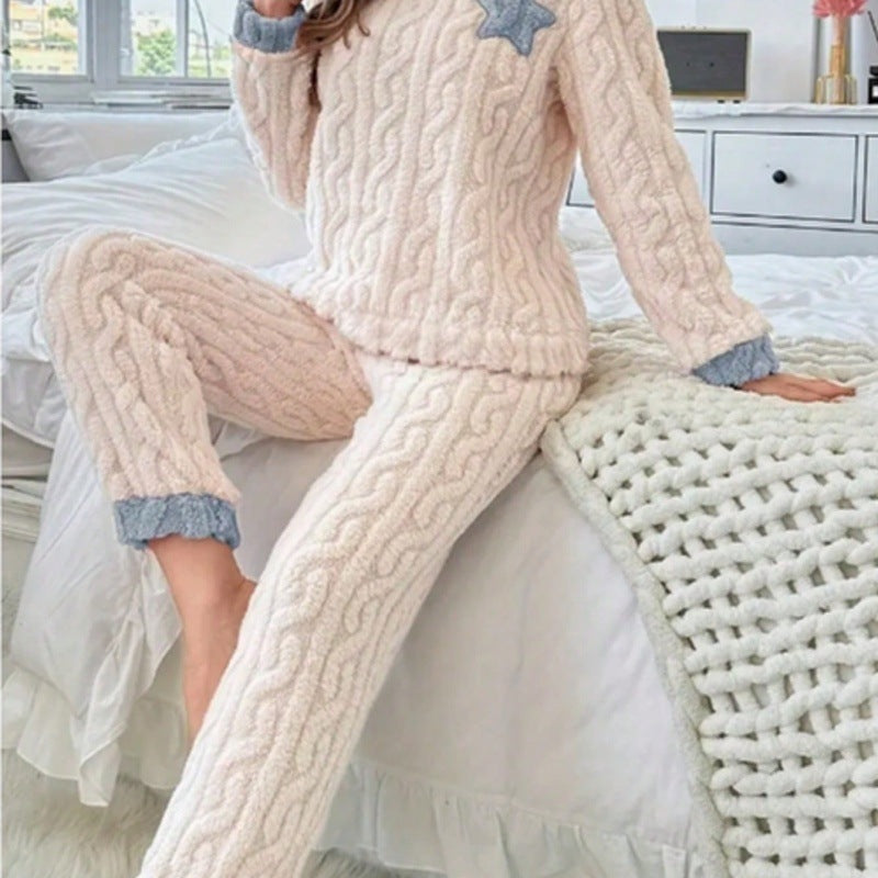 Embroidery Jacquard Five-pointed Star Embroidery Cute Case