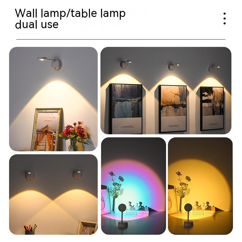 Smart Rechargeable Induction Lamp Wiring Free Punch-free Wall Lamp