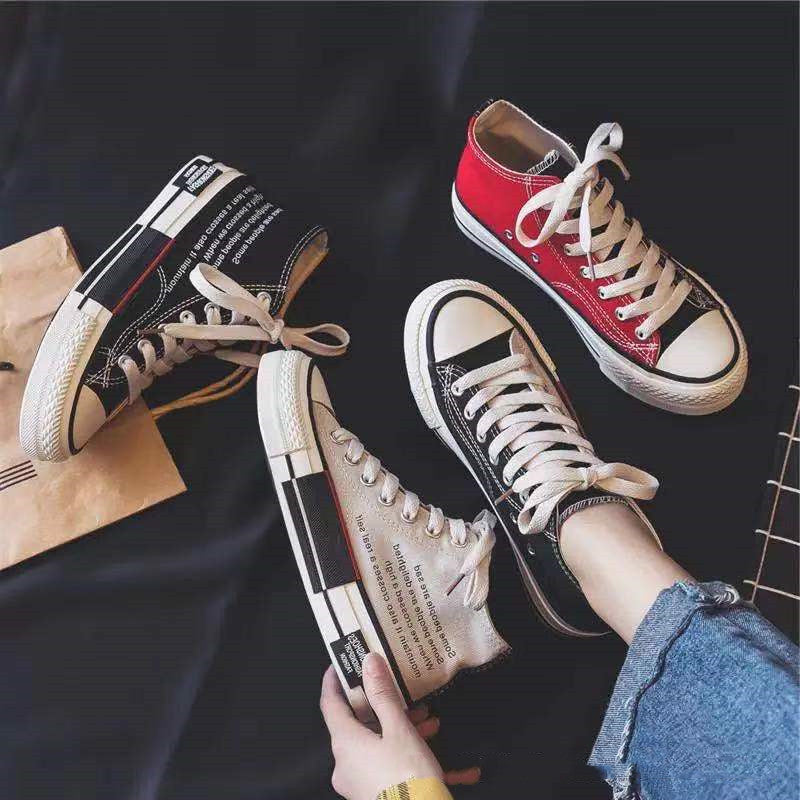 All-match Couple Canvas Shoes Men's Port Style Leisure