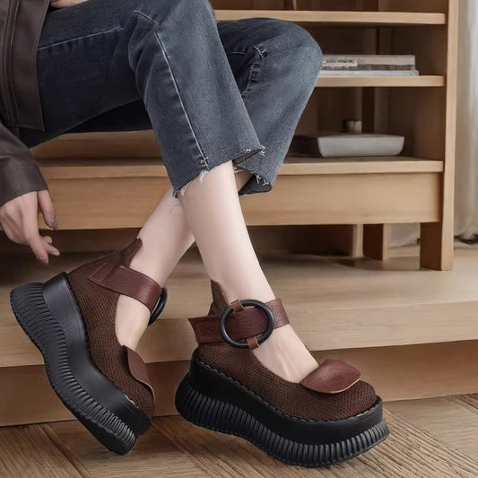 Spring High Heel Low-cut Pumps Raise The Bottom