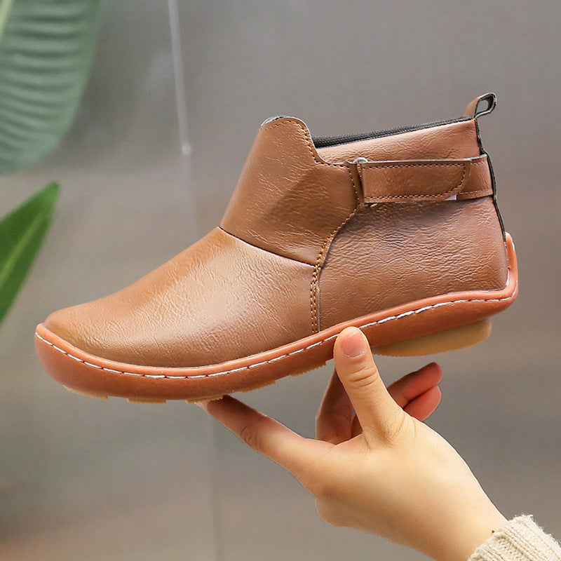 Fall New Women's Cross-border Round Head Casual