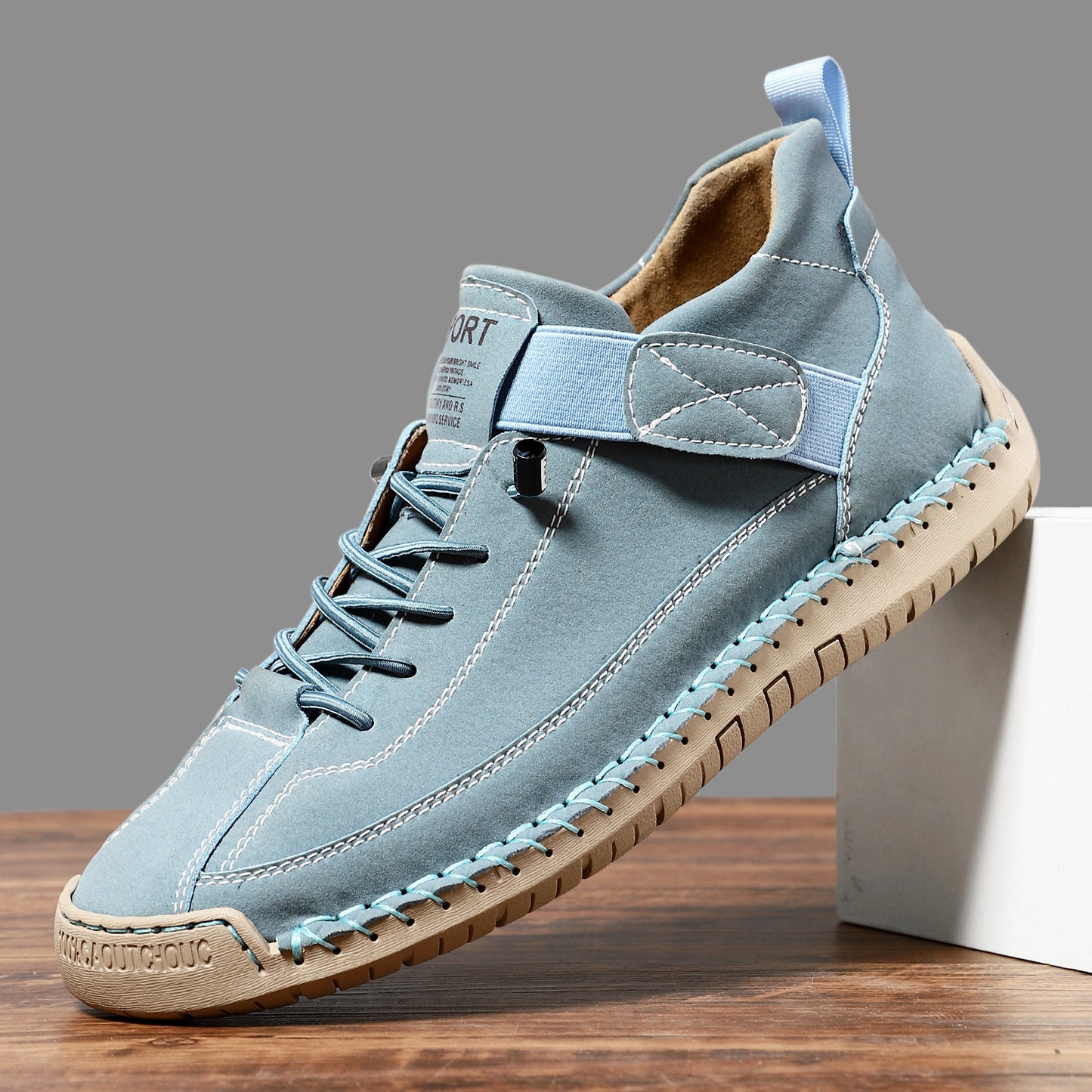 FallWinter Hot-selling Foreign Trade Cross-border Plus Size Men's Mid-Top Martin Boots Outdoor Casual Shoes Tooling Stitching Men's Shoes
